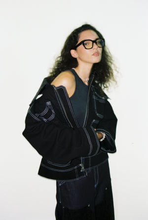 EMBROIDERED COLLAR JACKET — The Oracle