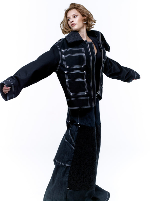 EMBROIDERED COLLAR JACKET — The Oracle