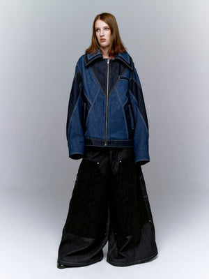 TWO-TONED V JACKET — The Aligned