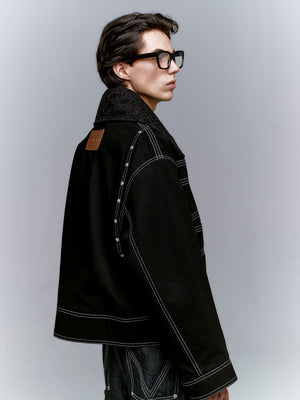 EMBROIDERED COLLAR JACKET — The Oracle