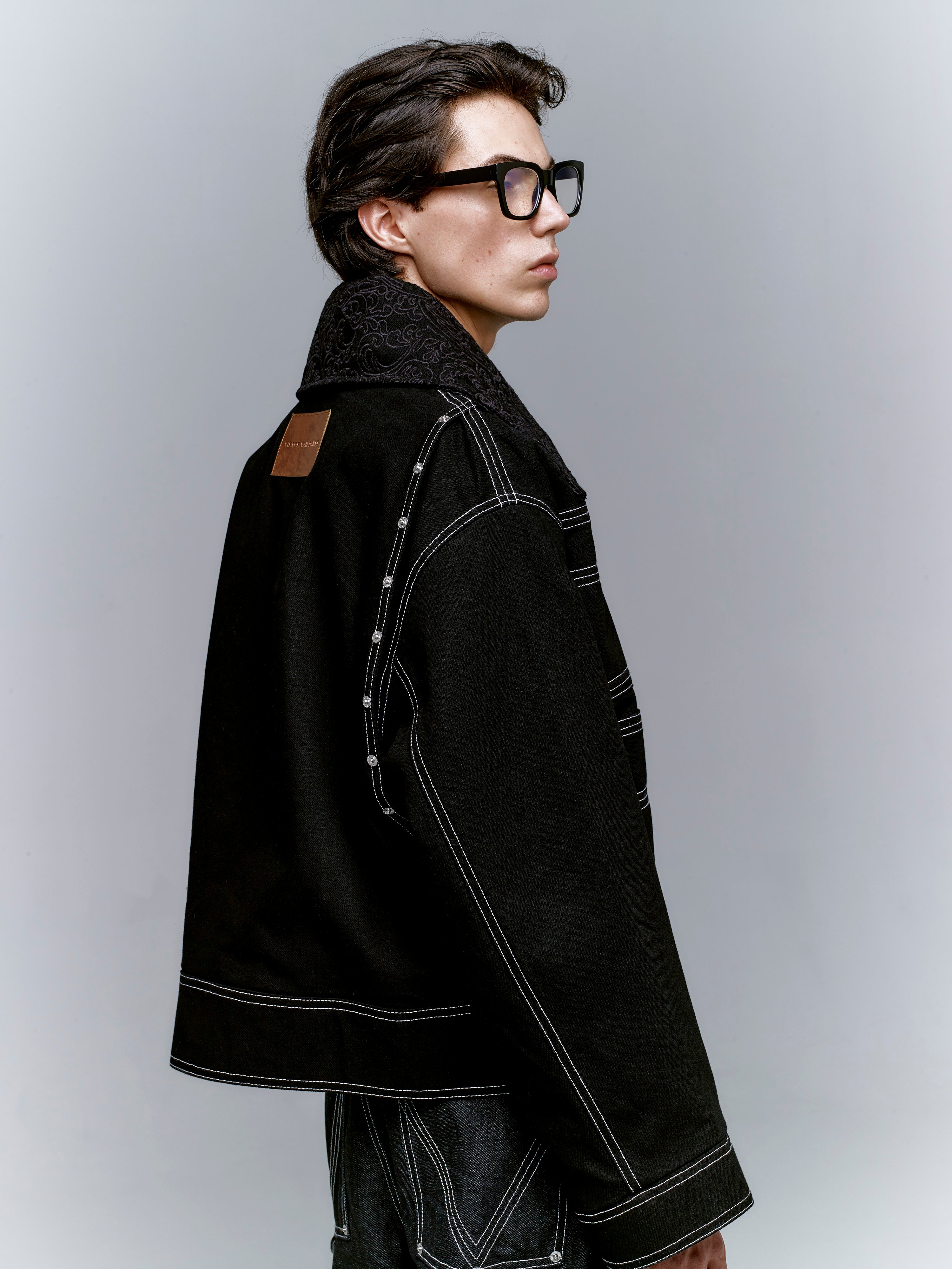 EMBROIDERED COLLAR JACKET — Founding Edition