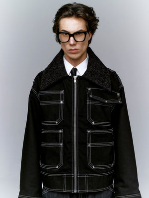 EMBROIDERED COLLAR JACKET — The Oracle